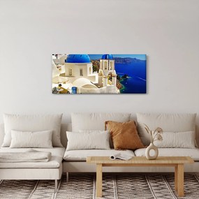 Obraz - Santorini, Grécko (120x50 cm)