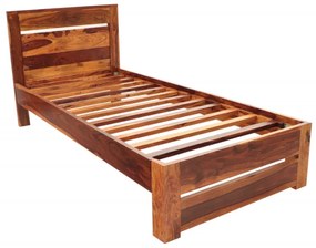Posteľ Gani 90x200 z indického masívu palisander Only stain