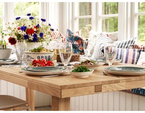 Jedálenský stôl z brúseného dubového dreva Rowico Brooklyn, 220 x 95 cm