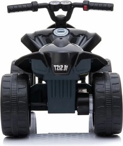 LEAN CARS Štvorkolka TR1805 čierna s batériovým napájaním