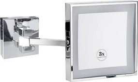 Bemeta Design Kozmetické zrkadlo, 200 x 200 mm, s LED osvetlením - 116201202