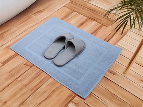 Kúpeľňová predložka BASIC 45x65 cm svetlomodrá, 100% bavlna