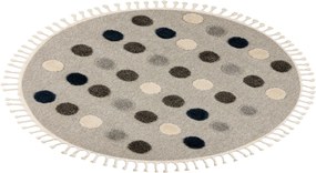 Obsession, Detský kusový koberec My Fano 394 Dots kruh, 133x133 (priemer) kruh, viacfarebná, detská izba