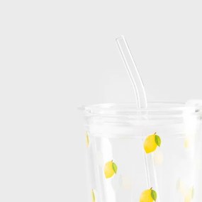 Pohár EMBO SUMMER so slamkou 745904 400 ml