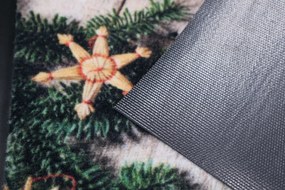 Mercury Flooring, Rohožka vianočná Cukrovia, 40x60, viacfarebná