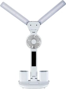 Rabalux 74030 - LED stmievateľná stolová lampa s ventilátorom NOVILO LED/7W/5V