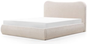 Čalouněná postel DERRY se zvedacím roštem 160x200 cm béžová