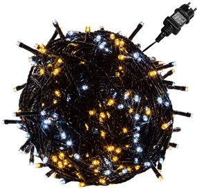 VOLTRONIC Vianočná reťaz - 10 m, 100 LED, zelený kábel