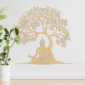 Drevená dekorácia Budha a strom života | SENTOP PR0546