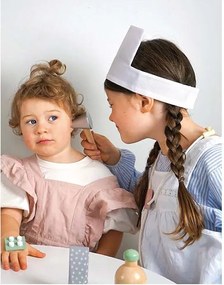 Lekársky kufrík pre deti strieborný