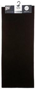 Predložka do kúpeľne Five, 50x120 cm, čierna