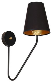 Nástenné svietidlo VICTORIA 1xE27/60W/230V čierna