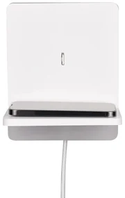 Biele LED stmievateľné nástenné svietidlo Fairfield – Trio