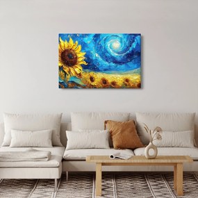 Obraz - Maľba slnečníc (90x60 cm)