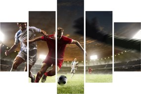 Obraz - Futbalisti v akcii (150x105 cm)