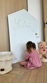 Toptabule.sk  Magnetická tabuľa Domček v drevenom ráme + 7 farieb rámu