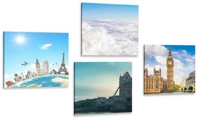 Set obrazov výlet do Londýna Varianta: 4x 60x60