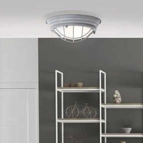 Brilliant - Stropné svietidlo TYPHOON 1xE27/30W/230V Ø 29 cm sivé