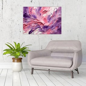 Sklenený obraz - Romantická abstrakcia (70x50 cm)