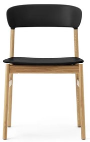 Stolička Herit Chair – čierna/dub