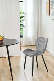 Set 4 ks. jedálenských stoličiek Xenofobos (sivá). Vlastná spoľahlivá doprava až k Vám domov. 1117274