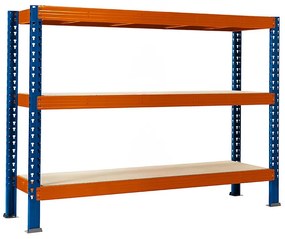 Trestles Nekonečný priemyselný regál 1600x2200x600, 3 police Farba: Sivá