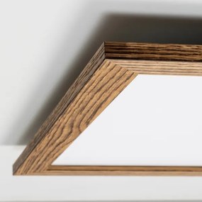 Brilagi - LED Stmievateľné svietidlo SLIMFRAME WOOD LED/58W/230V 64x64 cm + DO