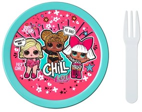 Detský desiatový box s vidličkou LOL surprise - Mepal