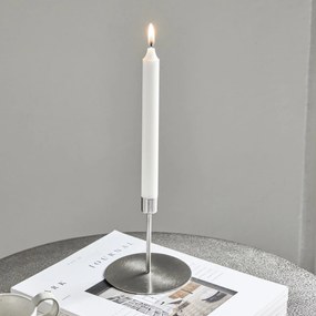 House Doctor Kovový svietnik Anit Silver 13 cm