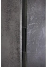 Kúpeľňová skrinka pod umývadlo Sanox Porto farba čela betón antracitovo sivá ŠxVxH 90,2 x 58,6 x 50 cm umývadlová doska biela matná