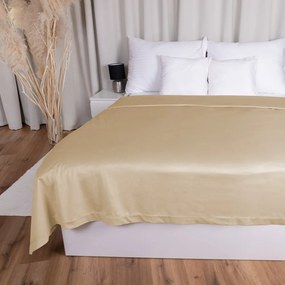 Biante Zamatový prehoz na posteľ Velvet Prémium SVP-006 Pieskovo béžový 200x220 cm