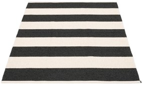 Čierno-biely vnútorný a vonkajší koberec 140x180 cm Bob Black Vanilla – Pappelina
