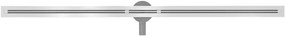 Mexen Flat Super Slim, super tenký odtokový žľab s 360° rotačným sifónom 180 cm, nerez, 1051180