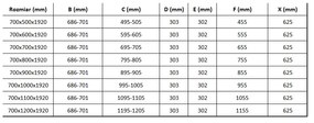 Mexen Lima sprchovací kút 80 x 90 cm, 6mm sklo, chrómový profil - číre sklo + slim sprchová vanička 5cm - 856-070-090-01-00-4010