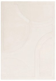 Biely vlnený koberec 200x290 cm Olsen – Asiatic Carpets