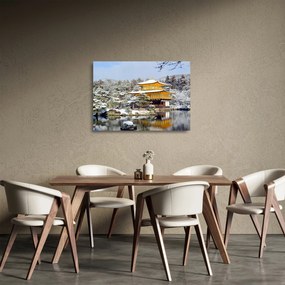 Sklenený obraz - Kinkakudži, Japonsko (70x50 cm)