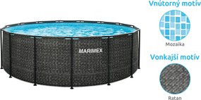 Marimex | Bazén Marimex Florida 4,57x1,32 m bez príslušenstva - motív RATAN | 10340238
