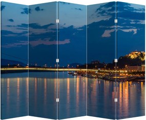 Paraván - Bratislava s hradom (210x170 cm)