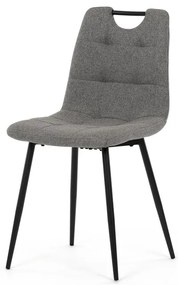Autronic BONTEC Jedálenská stolička, sivá, látka, DCL-V2017 GREY2 Farba: Šedá