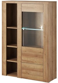 Komoda vysoká Larona 1D dub riviera svetlé 44