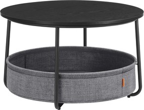 Konferenční stolek Vasagle Moris 02 75 cm černý