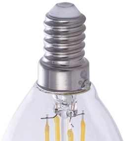 Dekoračná LED žiarovka E14 neutrálna 4000k 4w 400 lm
