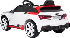 Ramiz Audi RS6 Avant GT elektrické autíčko pre deti biele