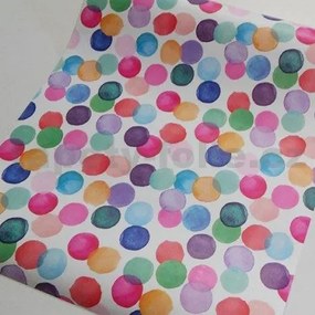 Samolepiace fólie bodky barevné, metráž, šírka 45cm, návin 15m, GEKKOFIX 13500, samolepiace tapety