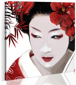 Artgeist Obraz - Japanese Geisha Veľkosť: 40x40, Verzia: Premium Print