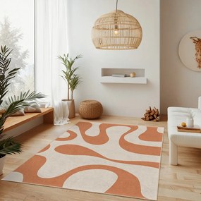 Oranžový prateľný koberec 160x230 cm Caramel Latte – Mila Home