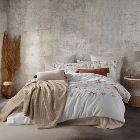 SATÉNOVÉ OBLIEČKY ROSABELLA EXCLUSIVE 200X220 CM, 2KS 70X80 CM KVETY