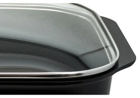 Elo 82660 Zapekacia misa so skleneným vekom aaromatickou rukoväťou Pure Trend 40 x 26 cm
