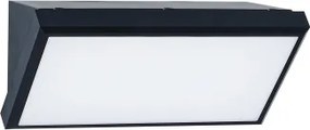 Brilagi - LED RGBW vonkajšie nástenné svietidlo TRIANGLE 1xE27/9W/230V čierna IP65