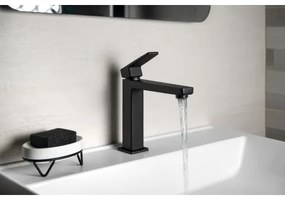 Sapho - Umývadlová batéria TURSI 19 cm matná čierna